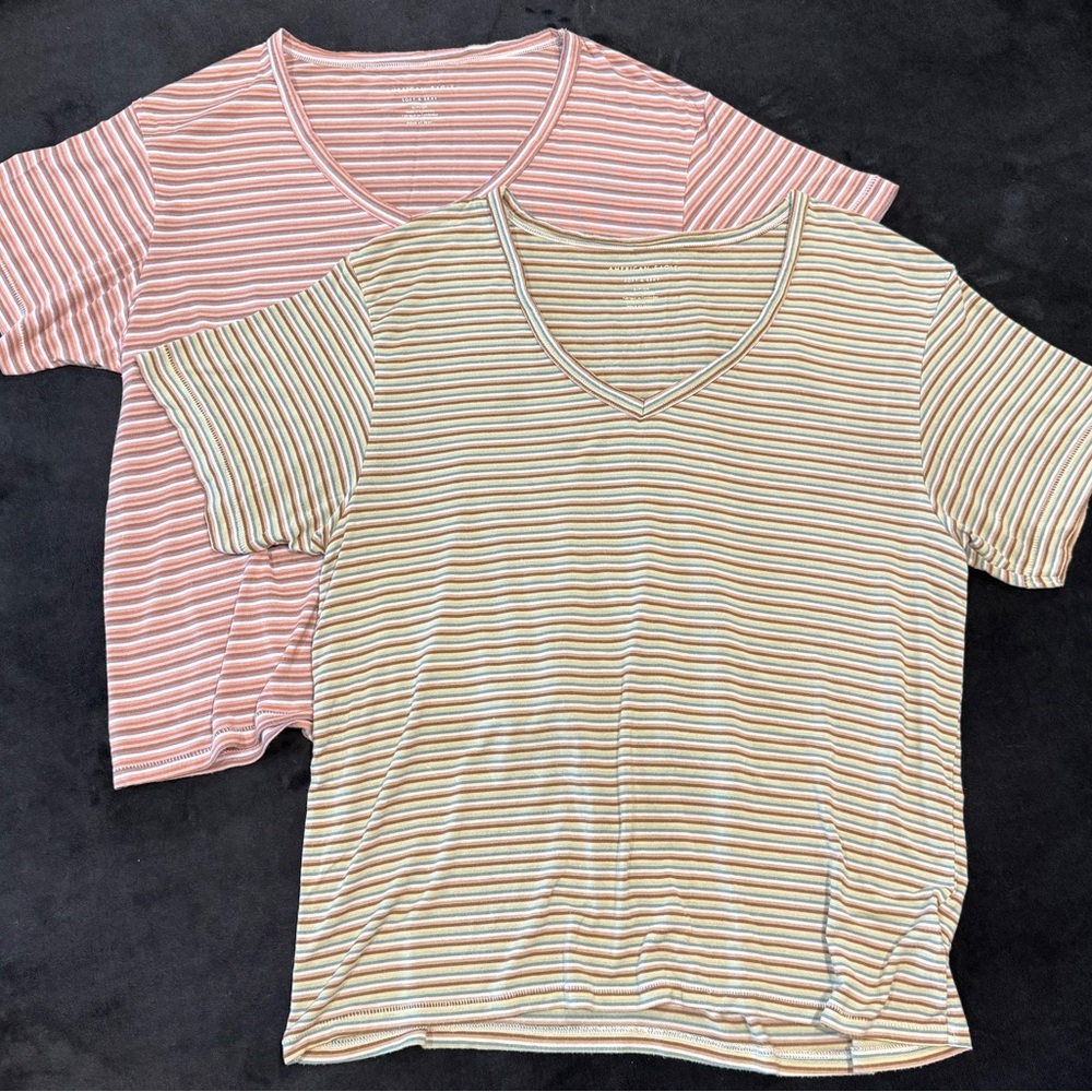 American Eagle Soft & Sexy Striped Tees